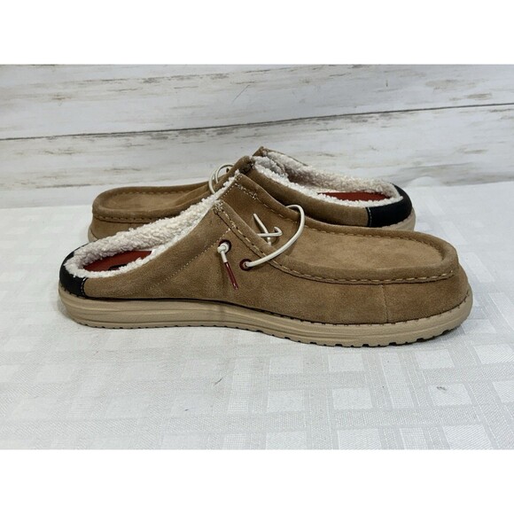 NEAR NU! Hey Dude Wally Warmth Men\'s Size 13 Slip-On Shoes 41869-205 Brown Shoes main image 11